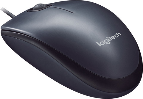 Logitech Mouse M90 linkerkant