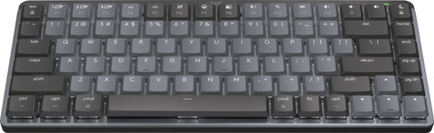 Logitech MX Mechanical Mini for Mac Space Gray front