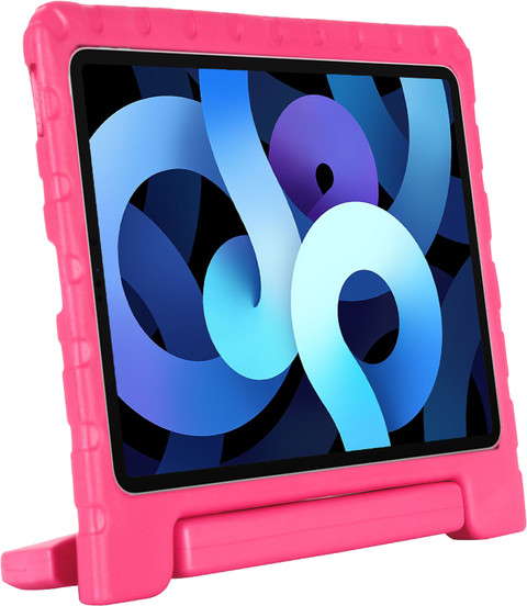 Just in Case Apple iPad Air 11 inches (2024) Kids Cover Pink left side