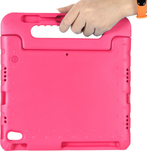 Just in Case Apple iPad Air 11 inch (2024) Kids Cover Roze product in gebruik