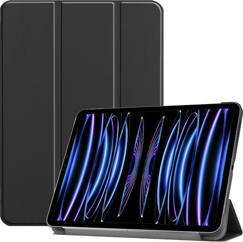 Just in Case Tri-Fold Apple iPad Pro 13 Zoll (2024) Book Case Schwarz Verbundprodukt