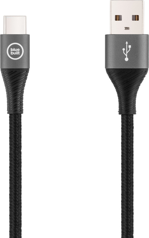 BlueBuilt Usb A naar Usb C Kabel 3m Nylon Zwart Main Image