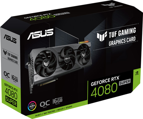 ASUS TUF Gaming GeForce RTX 4080 SUPER OC 16GB verpakking