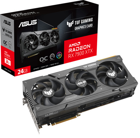 ASUS TUF Gaming Radeon RX 7900 XTX OC 24GB packaging