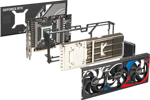 ASUS ROG Strix GeForce RTX 4070 Ti SUPER OC 16GB detail