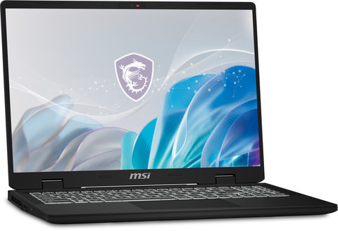 MSI CreatorPro M16 HX C14VJG-482BE AZERTY côté gauche