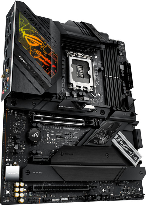 ASUS ROG Strix Z790-H GAMING WIFI linke seite