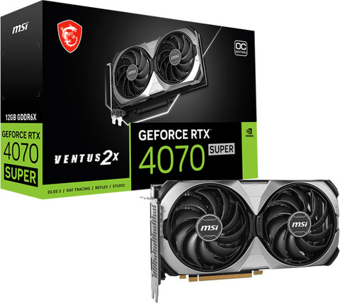 MSI GeForce RTX 4070 SUPER VENTUS 2X OC 12GB packaging