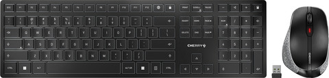 CHERRY DW 9500 SLIM Desktop Draadloze Toetsenbord en Muis Set Qwerty Zwart Main Image