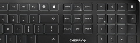 CHERRY DW 9500 SLIM Desktop Draadloze Toetsenbord en Muis Set Qwerty Zwart detail