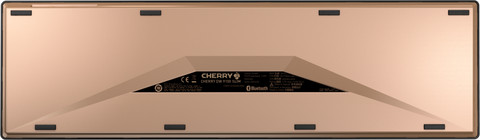 CHERRY DW 9100 SLIM Desktop Draadloze Toetsenbord en Muis Set Qwerty Zwart onderkant