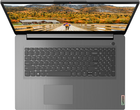 Lenovo IdeaPad 3 17ALC6 82KV00LBMB AZERTY dessus