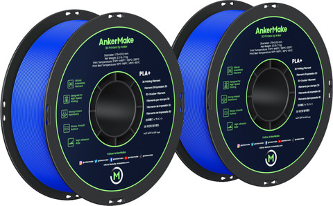 AnkerMake PLA+ Filament Blauw 2 pack Main Image