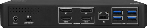 ACT USB-C Dual 4K Monitor DisplayLink Docking Station achterkant