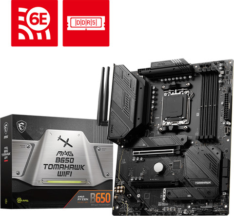 MSI MAG B650 TOMAHAWK WIFI verpakking