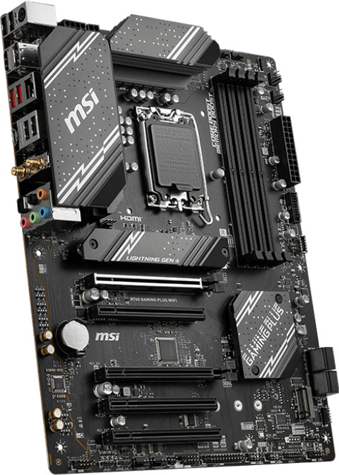 MSI B760 GAMING PLUS WiFi left side