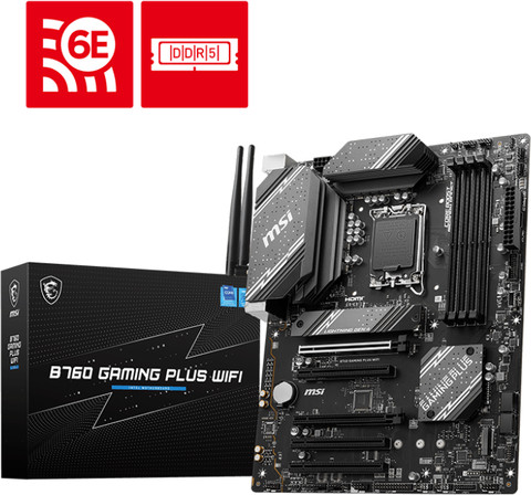 MSI B760 GAMING PLUS WiFi packaging