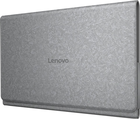 Lenovo Tab Plus Sleeve Gray left side