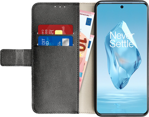 Just in Case Wallet OnePlus 12R Book Case Schwarz Main Image