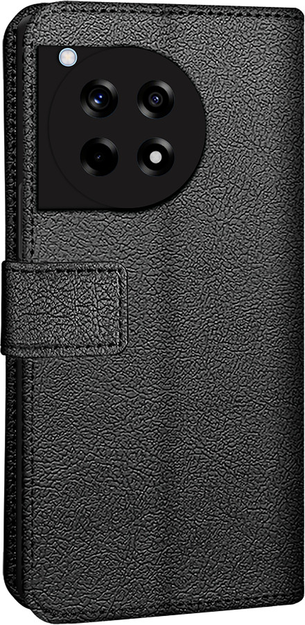 Just in Case Wallet OnePlus 12R Book Case Schwarz rechte seite