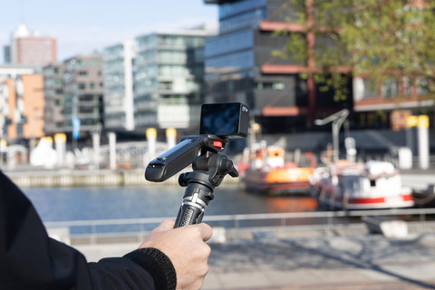 Rollei Creator Grip Mini Tripod product in use