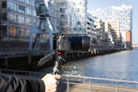 Rollei Creator Grip Mini Tripod product in use