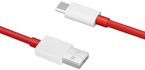 OnePlus USB-A vers USB-C 1 m Matière Synthétique Rouge détail