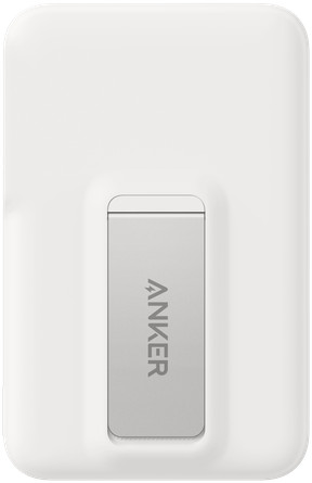 Anker Batterie Externe Sans Fil avec Aimant MagSafe et Qi2 10 000 mAh avec Charge Rapide Blanc arrière