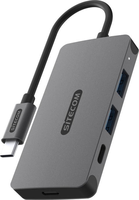 Sitecom USB-C to USB-A/USB-C Hub Main Image