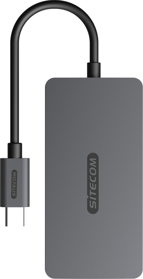 Sitecom USB-C to USB-A/USB-C Hub top