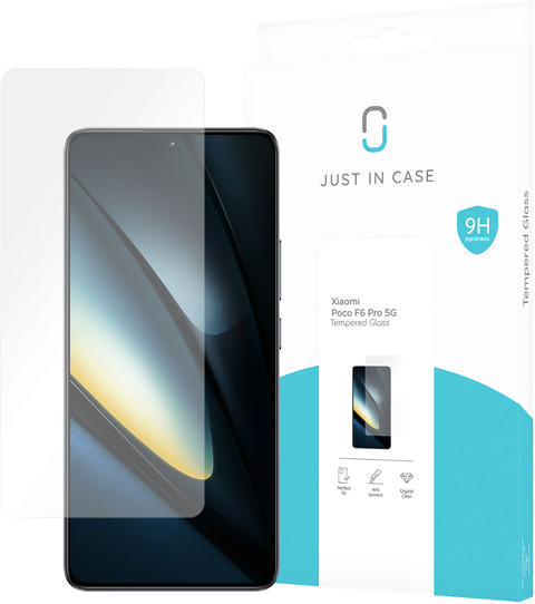 Just In Case Tempered Glass Xiaomi Poco F6 Pro Screen Protector visual supplier