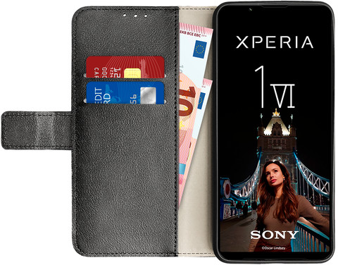 Just in Case Wallet Sony Xperia 1 VI Book Case Black inside