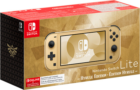 Nintendo Switch Lite Zelda Edition packaging