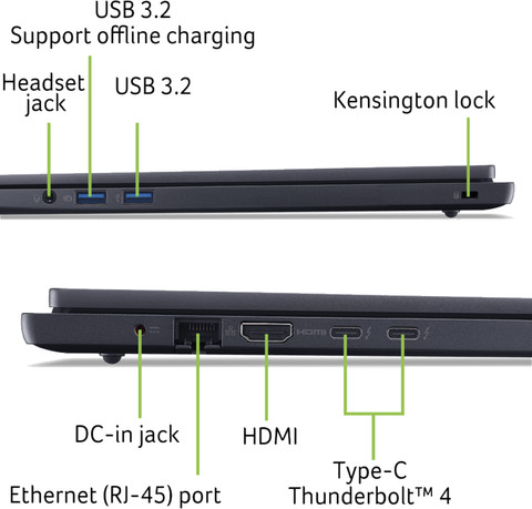 Acer TravelMate P4 TMP416-51-70EZ QWERTY detail