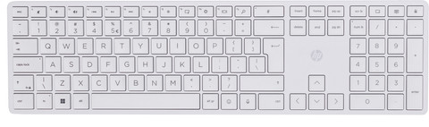 HP 650 Wireless Keyboard and Mouse Set White QWERTY top