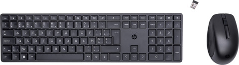 HP 650 Wireless Keyboard and Mouse Set Black AZERTY Main Image