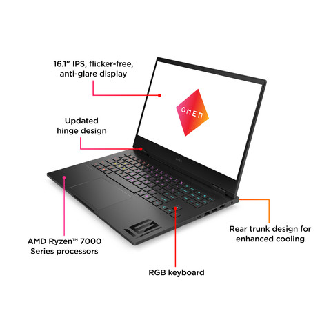 HP OMEN 16-xf0022nb AZERTY visual supplier