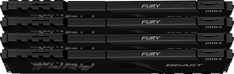 Kingston FURY Beast 32GB (2x16GB) DDR4 DIMM CL18 3.600 MHz oberseite