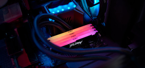 Kingston FURY Beast RGB 32GB (2x16GB) DDR4 DIMM CL18 3600MHz product in use