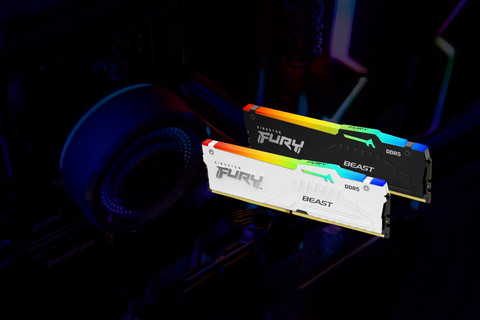 Kingston FURY Beast RGB EXPO 32GB (2x16GB) DDR5 DIMM CL30 6.000 MHz produkt in gebrauch