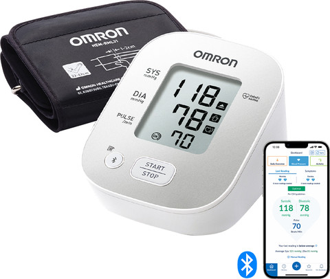 Omron X2 Smart+ produkt in gebrauch