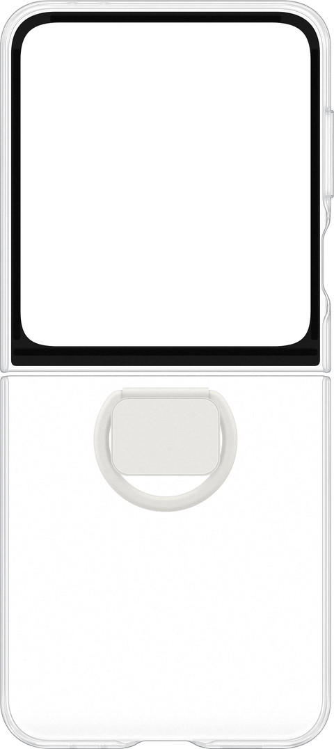 Samsung Galaxy Z Flip 6 Back Cover Ring Transparent front