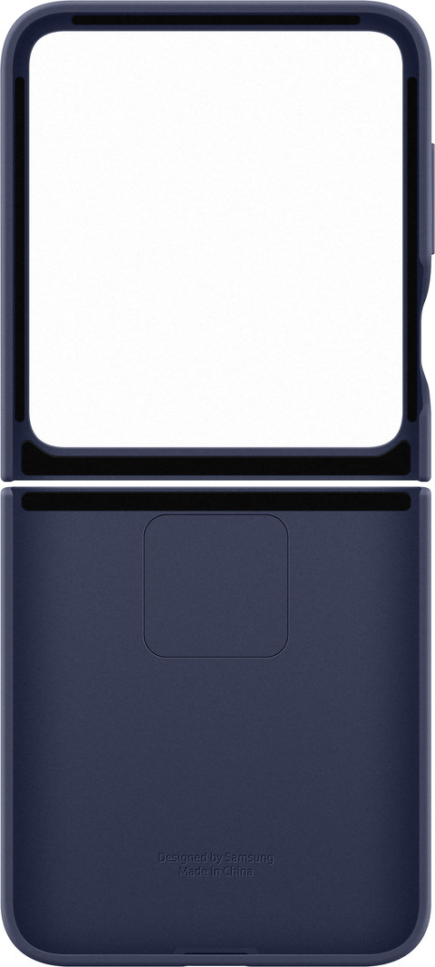 Samsung Galaxy Z Flip 6 Silicone Back Cover Ring Dark Blue front