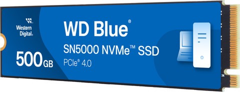 WD Blue SN580 500GB SATA M.2 SSD front