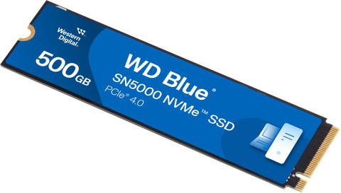 WD Blue SN580 500GB SATA M.2 SSD front