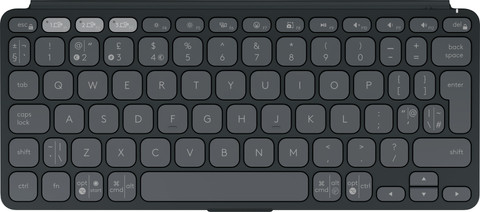 Logitech Keys-To-Go 2 Grafiet Qwerty voorkant