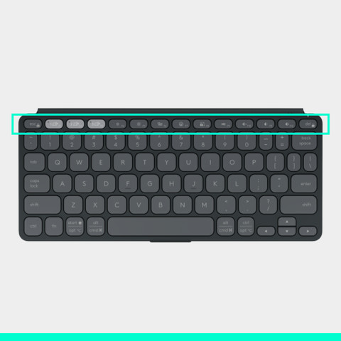 Logitech Keys-To-Go 2 Grafiet Qwerty visual leverancier