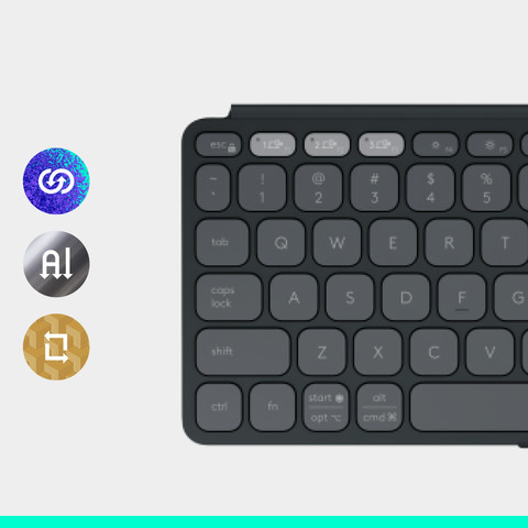 Logitech Keys-To-Go 2 Grafiet Qwerty visual leverancier