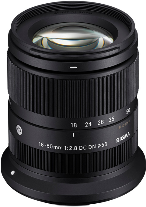 Sigma 18-50 mm f/2.8 DC DN Contemporary Canon Monture RF dessus