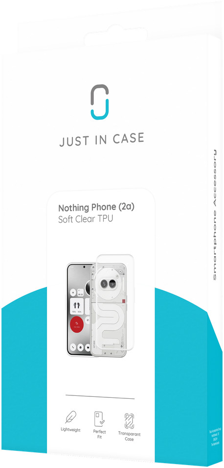 Nothing Phone (2a) Soft TPU Case - Clear packaging